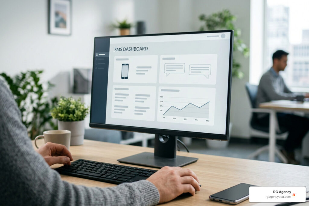 WordPress SMS marketing dashboard